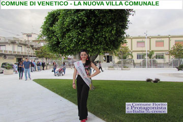Venetico. Inaugurata Villa Comunale tra Majorettes e Miss Comuni Fioriti