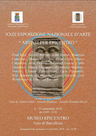 La XXIII Esposizione Nazionale d’Arte “Artisti per Epicentro”