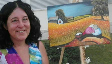 Loredana Aimi vince il V Concorso di Pittura “Don Peppino Cutropia”