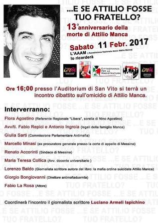 Barcellona. Convegno per commemorare Attilio Manca a 13 anni dalla tragica scomparsa