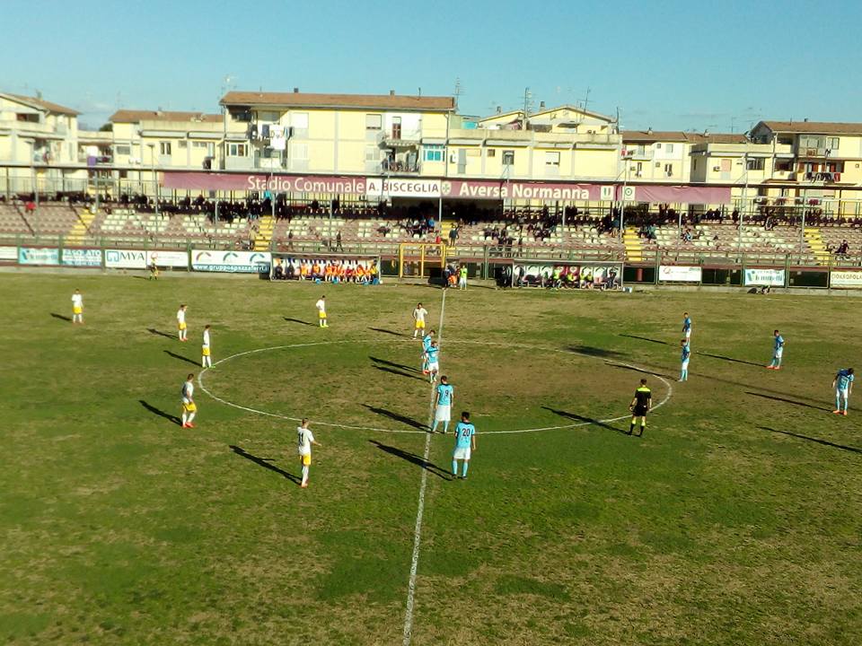 Calcio. L’Igea Virtus sbanca Aversa, consolida terzo posto e continua a sognare..