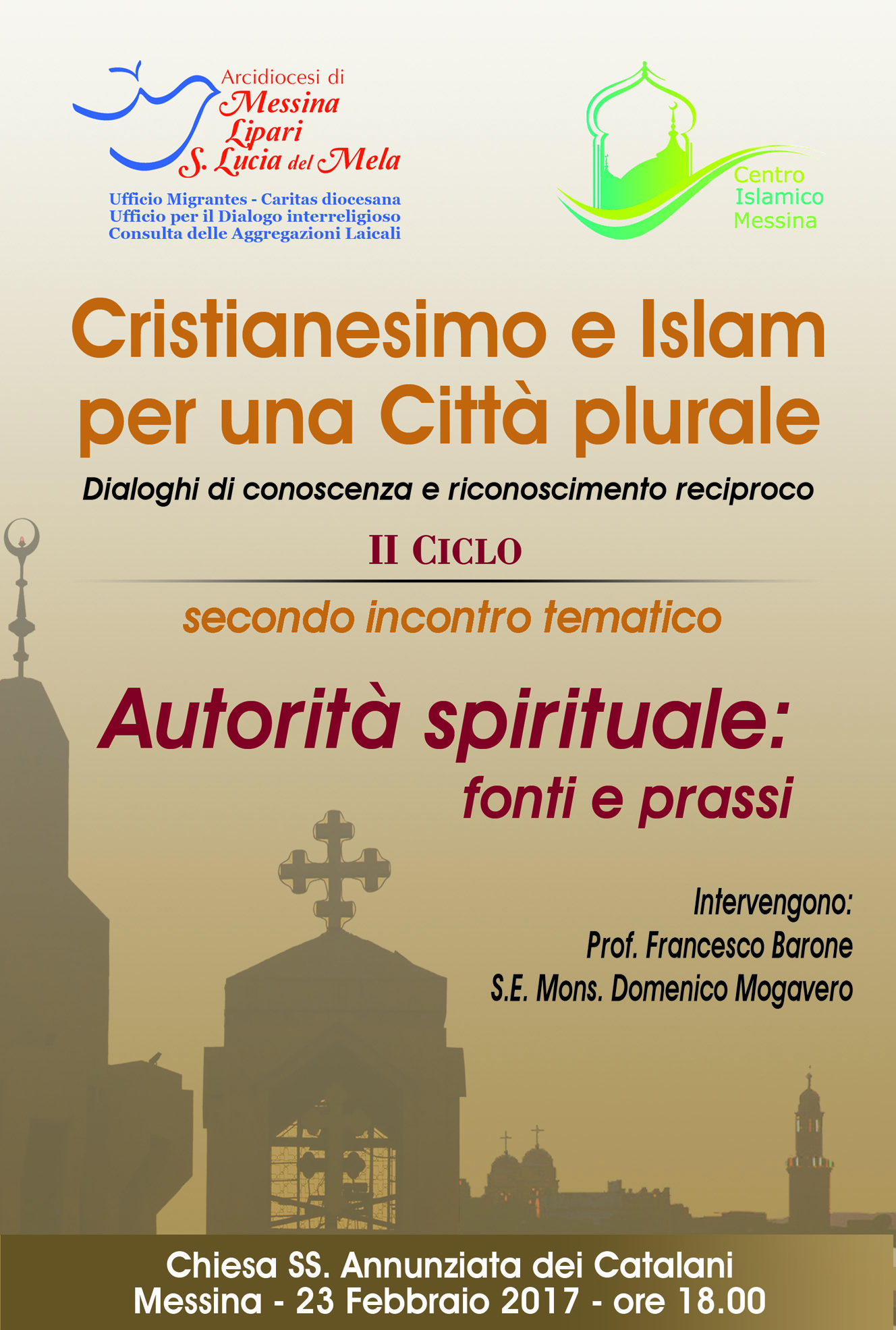 Messina. Cristianesimo e Islam per una Città plurale, dialoghi di conoscenza e riconoscimento reciproco