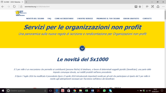 CESV Messina. Domande frequenti su riforma del terzo settore: dal 5 per mille al registro unico, i dubbi del mondo del volontariato