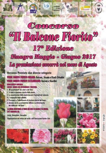 Sinagra. Al via i Concorsi “Balcone Fiorito” E “Orti A Sinagra”