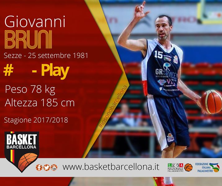 Basket Barcellona, arriva il playmaker Bruni: “Orgoglioso e felice di venire in Sicilia”