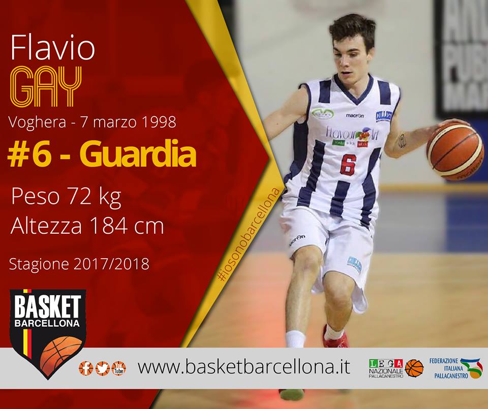 Basket. Barcellona completa il roster con Flavio Gay