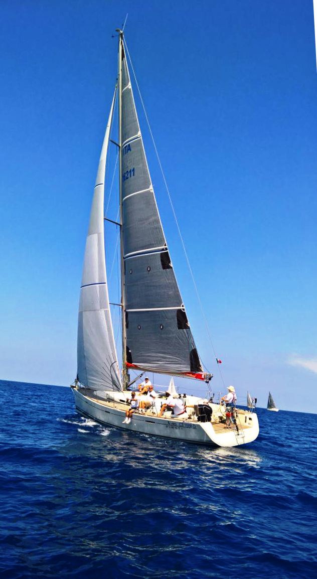 57esima regata velica Siracusa-Malta 2017, bene la barca dell’Associazione Motonautica e Velica Peloritana