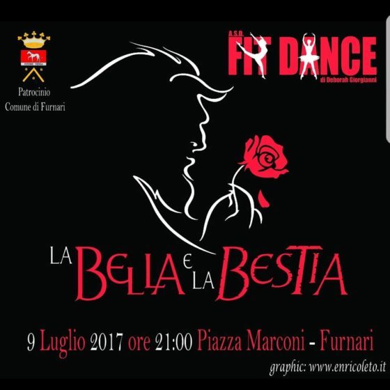 Furnari. L’A.S.D. FIT DANCE presenta “La Bella e la Bestia” domenica 9 luglio Piazza Marconi