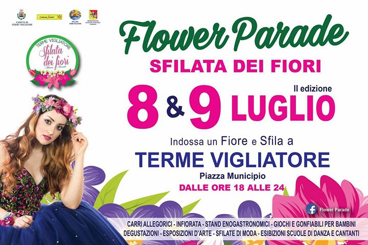 Terme Vigliatore in festa con la Sfilata dei Fiori “Flower Parade”, week-end unico tra colori e partecipazione