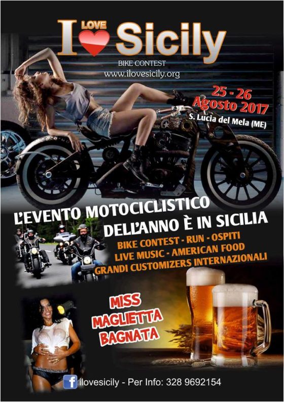 Santa Lucia del Mela. I Love Sicily, evento motociclistico dell’anno il 25 e 26 agosto