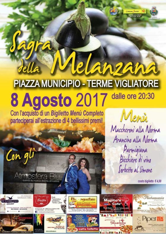 Terme Vigliatore. ‘Sagra della Melanzana’ tra enogastronomia e musica