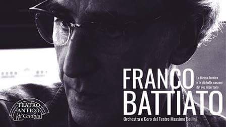 Catania. Il “Maestro” Franco Battiato in concerto al Teatro Antico il 17 settembre 2017