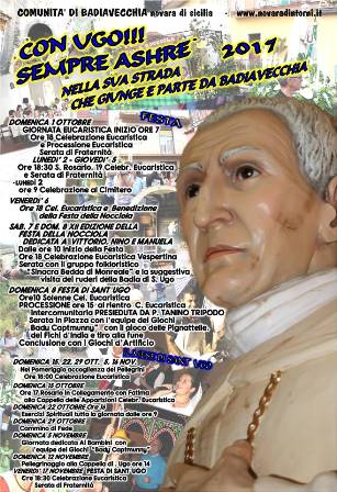 Novara di Sicilia. Domenica 8 ottobre la Festa di Sant’Ugo Abate 2017 a Badiavecchia