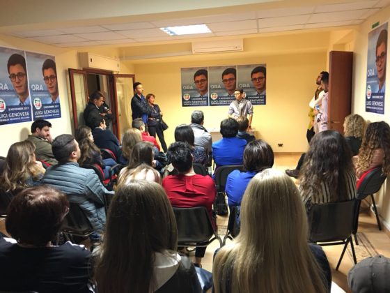 Elezioni regionali. Luigi Genovese presenta la sua candidatura a Barcellona PG: “I giovani lasceranno il segno”