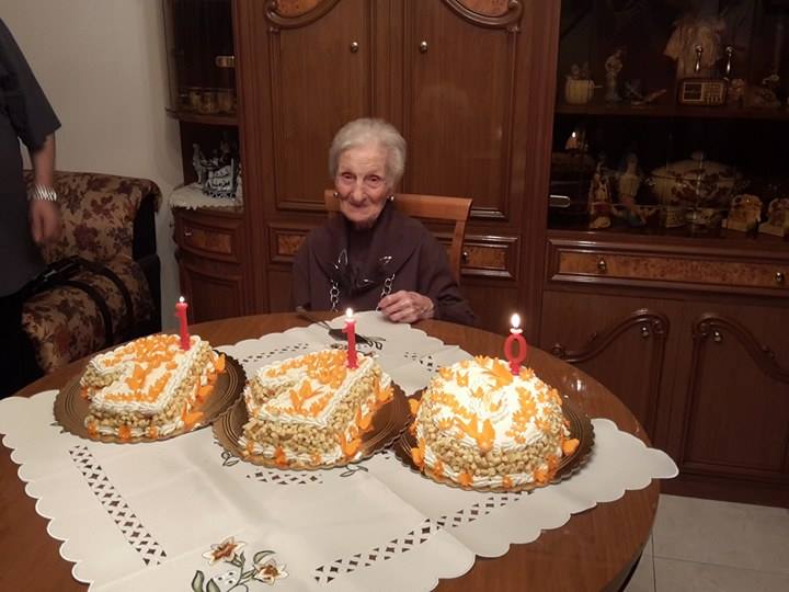 Festeggiata “nonnina” di Milazzo per i suoi 111 anni