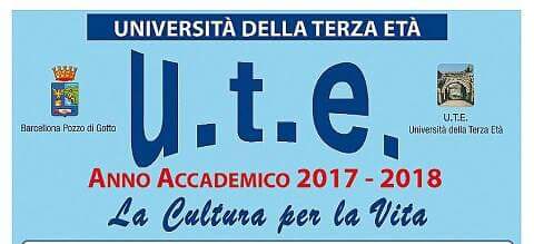 Barcellona PG. Con la Cerimonia di Inaugurazione al via l’Anno Accademico 2017/2018 dell’U.T.E., guidata dal Rettore prof.ssa Tanina Caliri