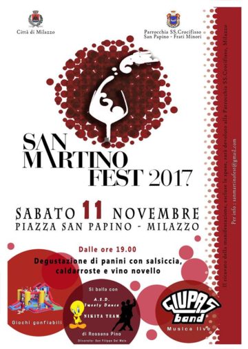 Milazzo. A San Papino la seconda edizione del San Martino Fest 2017