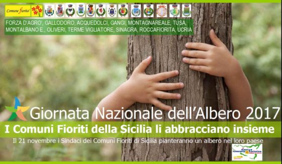 Comuni Fioriti della Sicilia “insieme” per la Giornata dell’albero