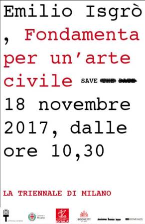 Cultura. Emilio Isgrò presenta a Milano l’autobiografia, una mostra di multipli e la donazione alla città de “Il Seme dell’Altissimo”