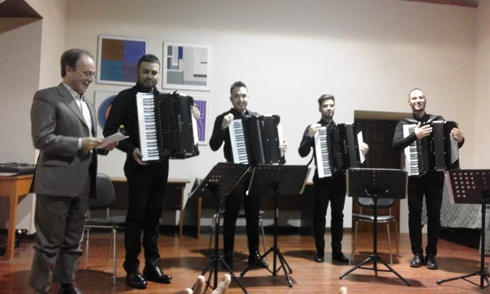 Barcellona PG. Applauditissimo concerto degli “Opale Accordion Quartett”, Quartetto di Fisarmoniche