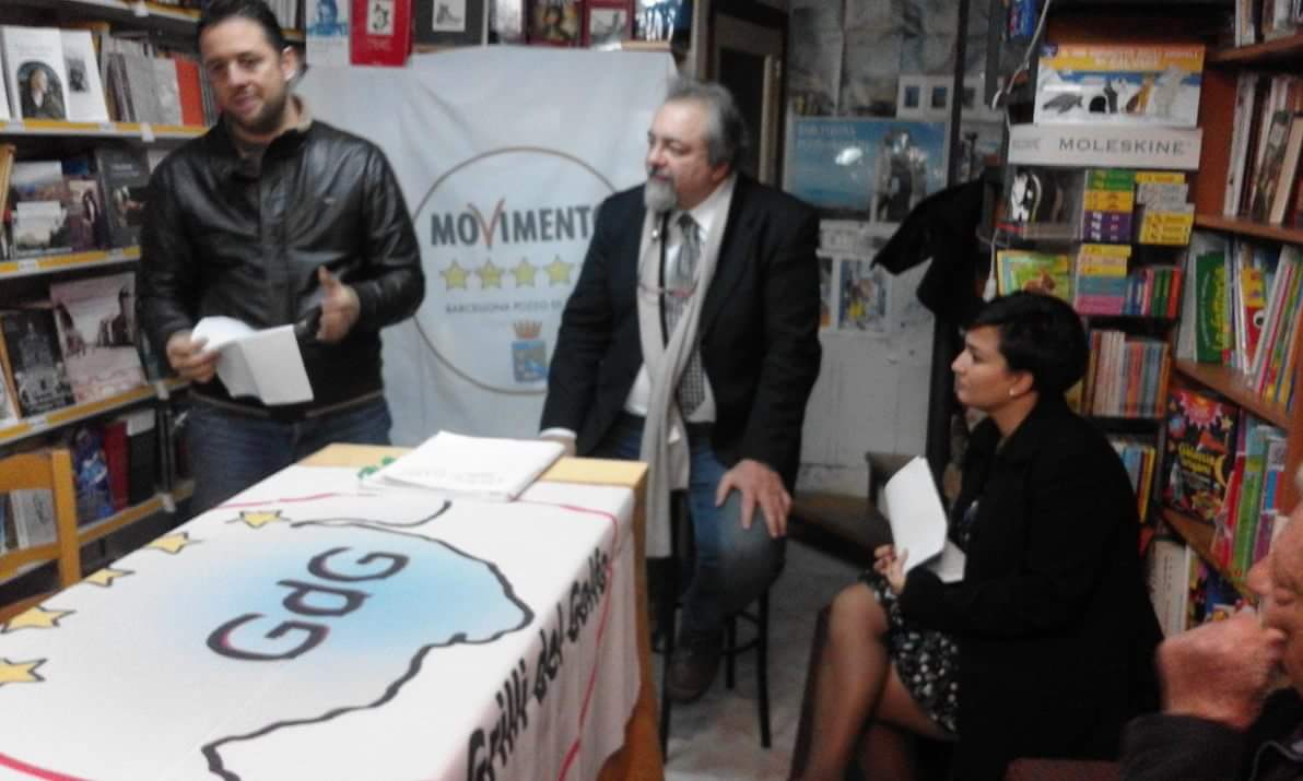 Barcellona PG. Il Sen. Mario Michele Giarrusso ha presentato il libro “Il voto di scambio politico-mafioso” alla Libreria Gutenberg