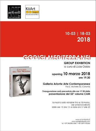 Catania. La presentazione del Catalogo dell’Arte Moderna e l’inaugurazione di “Codici Mediterranei”