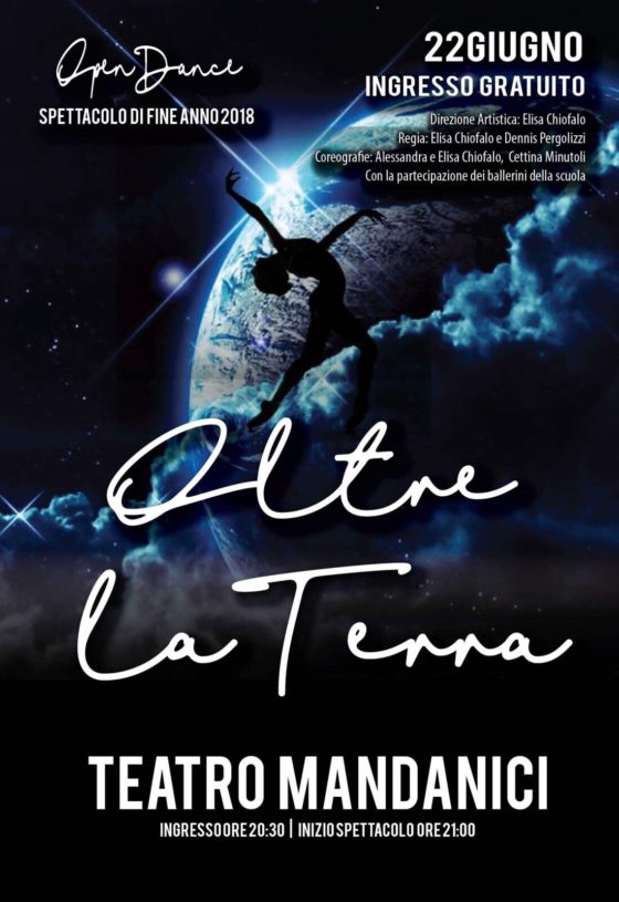 Barcellona PG. Al Teatro Mandanici, l”Open Dance’ presenta “Oltre la Terra”