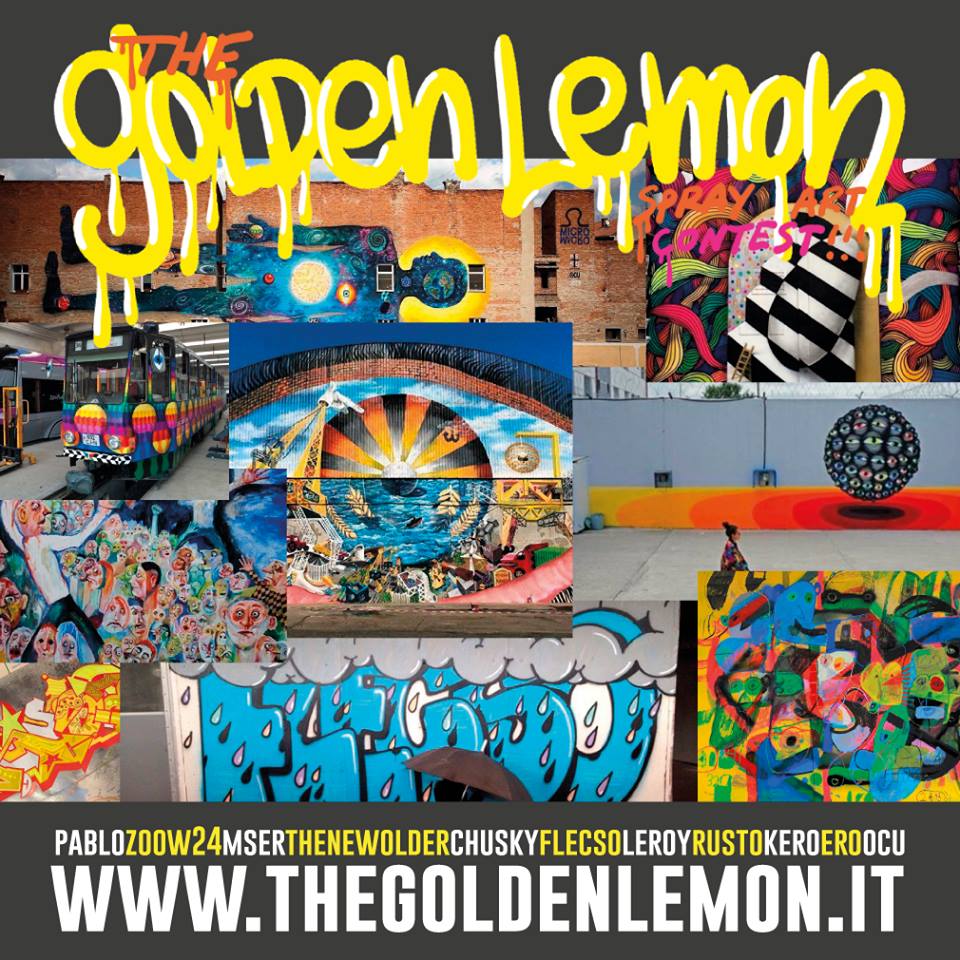 Barcellona PG. ‘The Golden Lemon – Spray Art Contest’, undici artisti internazionali per donare un’anima a dodici silos