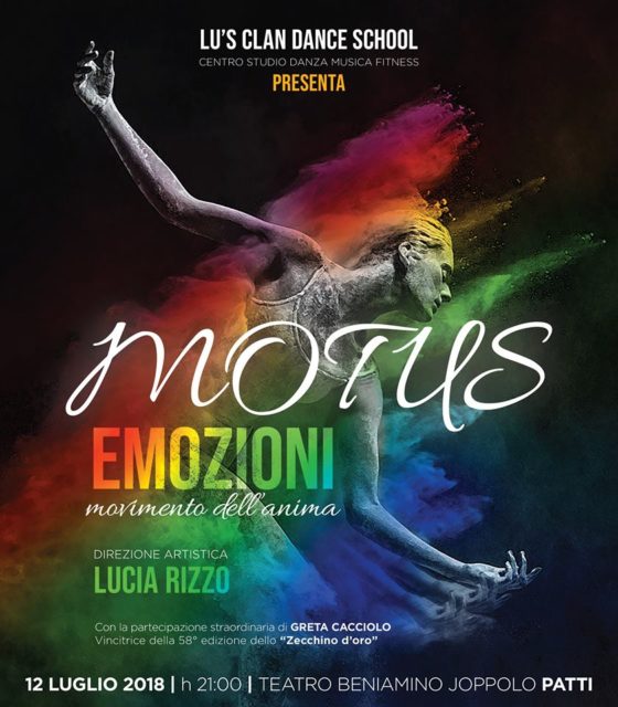 A Patti, “MOTUS Emozioni, Movimento dell’Anima” il saggio-spettacolo della Lu’S Clan Dance School