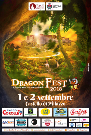 Dragon Fest 2018, le novità della terza edizione l’1 e 2 settembre al Castello di Milazzo