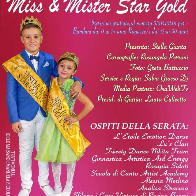 Terme Vigliatore. Al via la V° Edizione “Miss e Mister Star Gold”, il concorso di bellezza per bambini