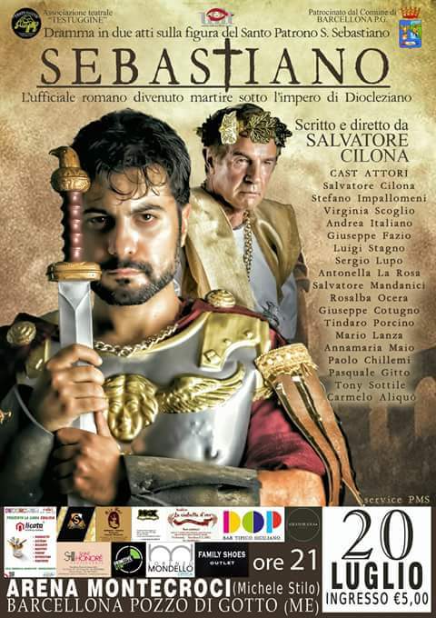 Barcellona PG. “Sebastiano” con Salvatore Cilona all’Arena Montecroci