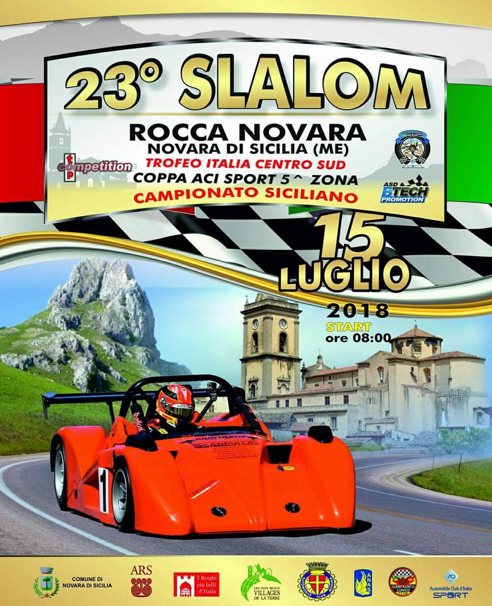 Il 23° Slalom Rocca di Novara di Sicilia, un evento sportivo di grande prestigio