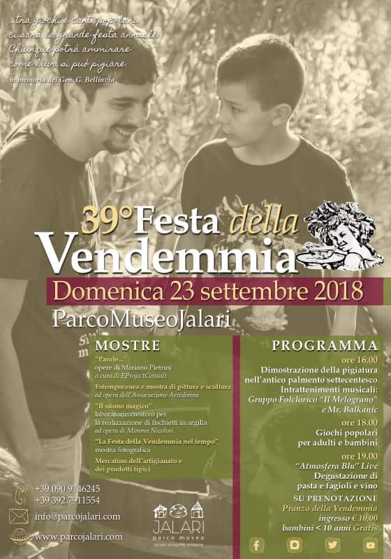 Barcellona PG. La XXXIX “Festa della Vendemmia” al ParcoMuseo Jalari