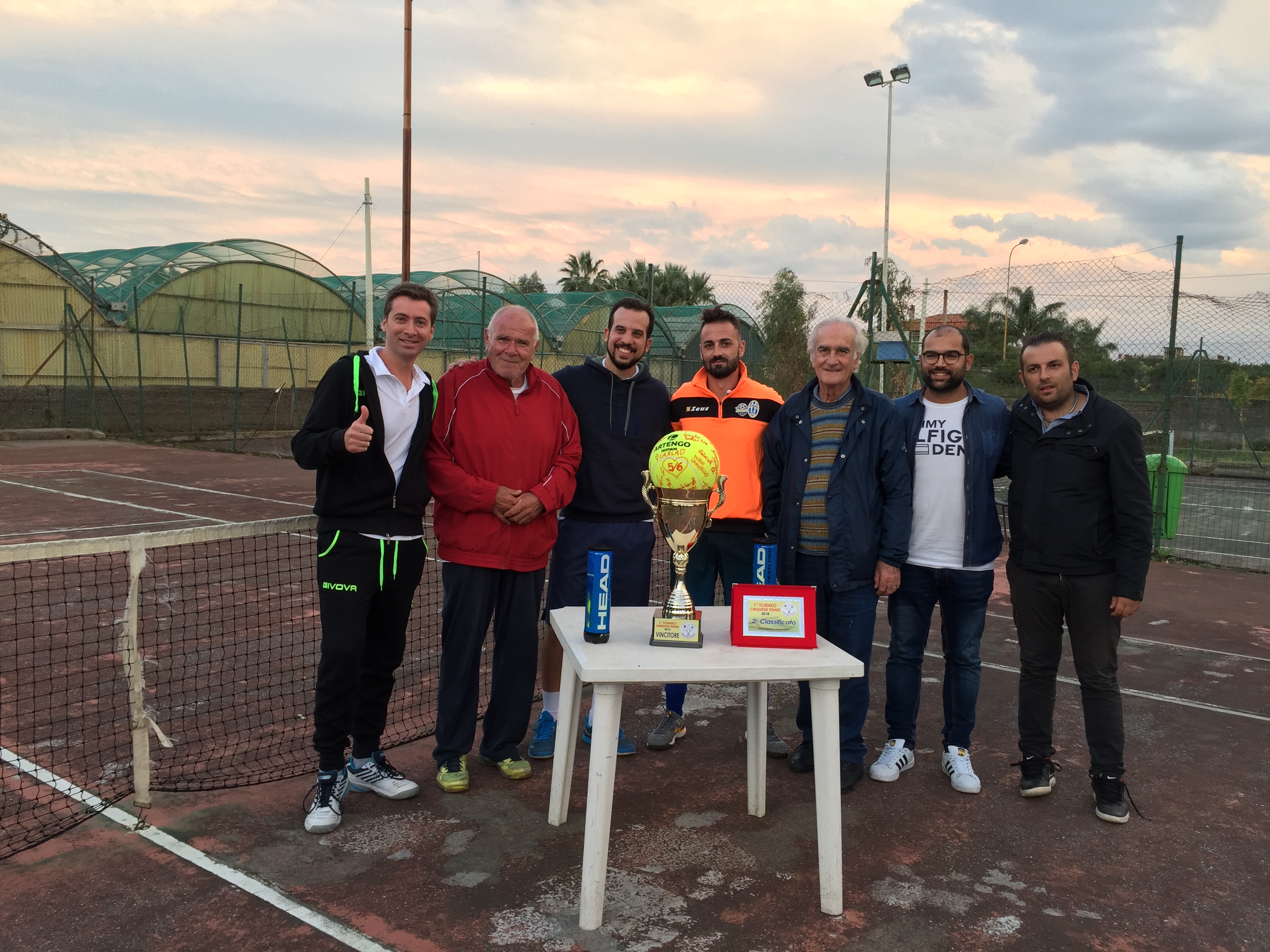 Terme Vigliatore. Successo per il 1° Torneo di Tennis Cinquesei, 30 partecipanti ieri la finale