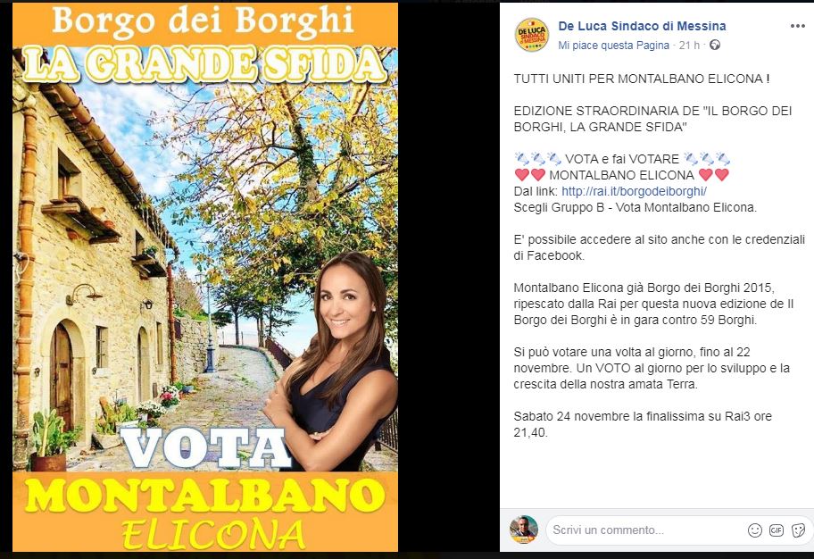 Montalbano Elicona. Rush finale al Borgo dei Borghi, La Grande Sfida: “Si spera nel successo”