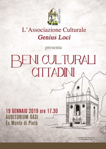 Barcellona PG. Conferenza della “Genius Loci” sui Beni Culturali cittadini