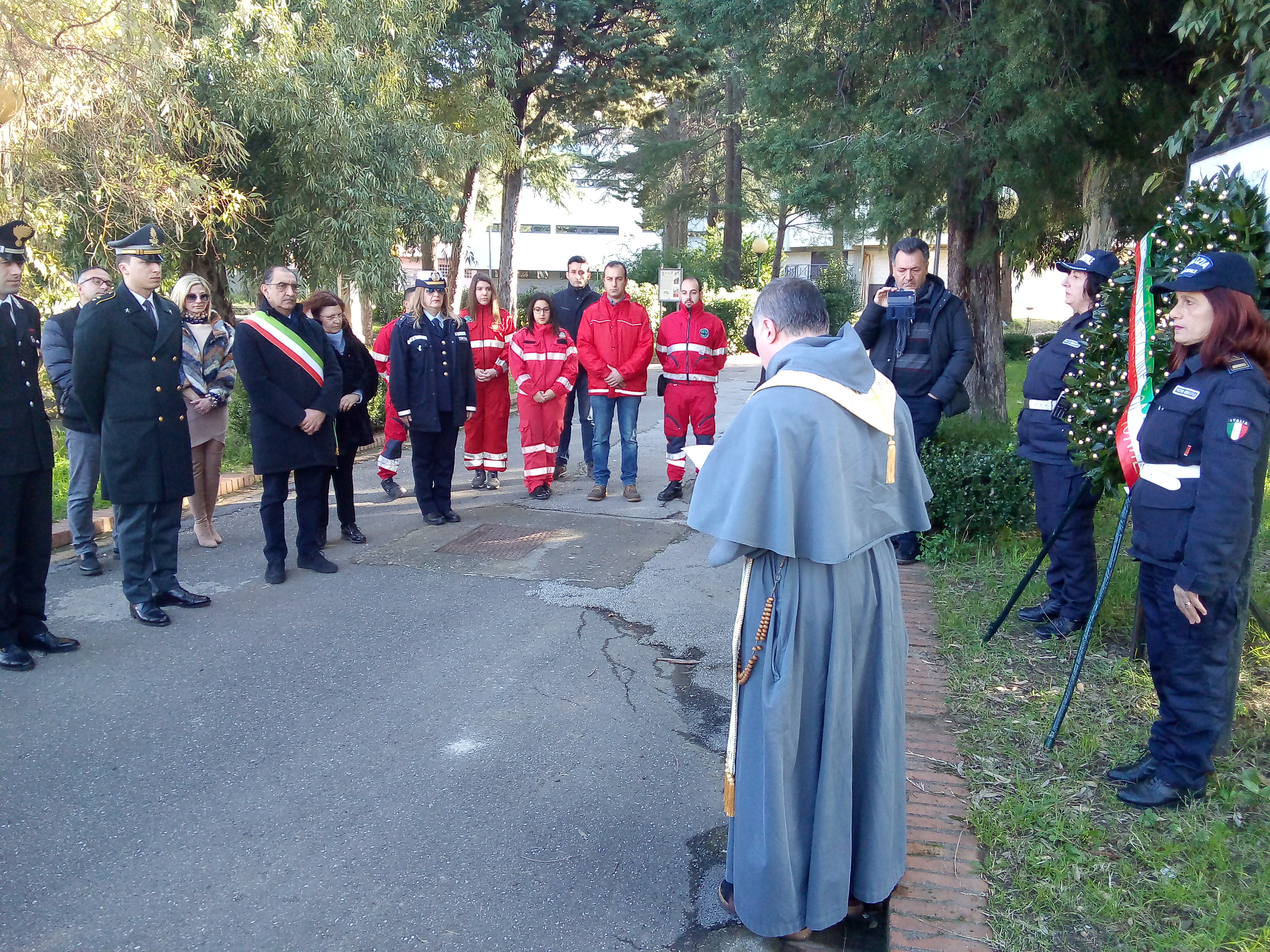 Barcellona PG. Cerimonia dell’Amministrazione comunale per la “Giornata della Memoria”