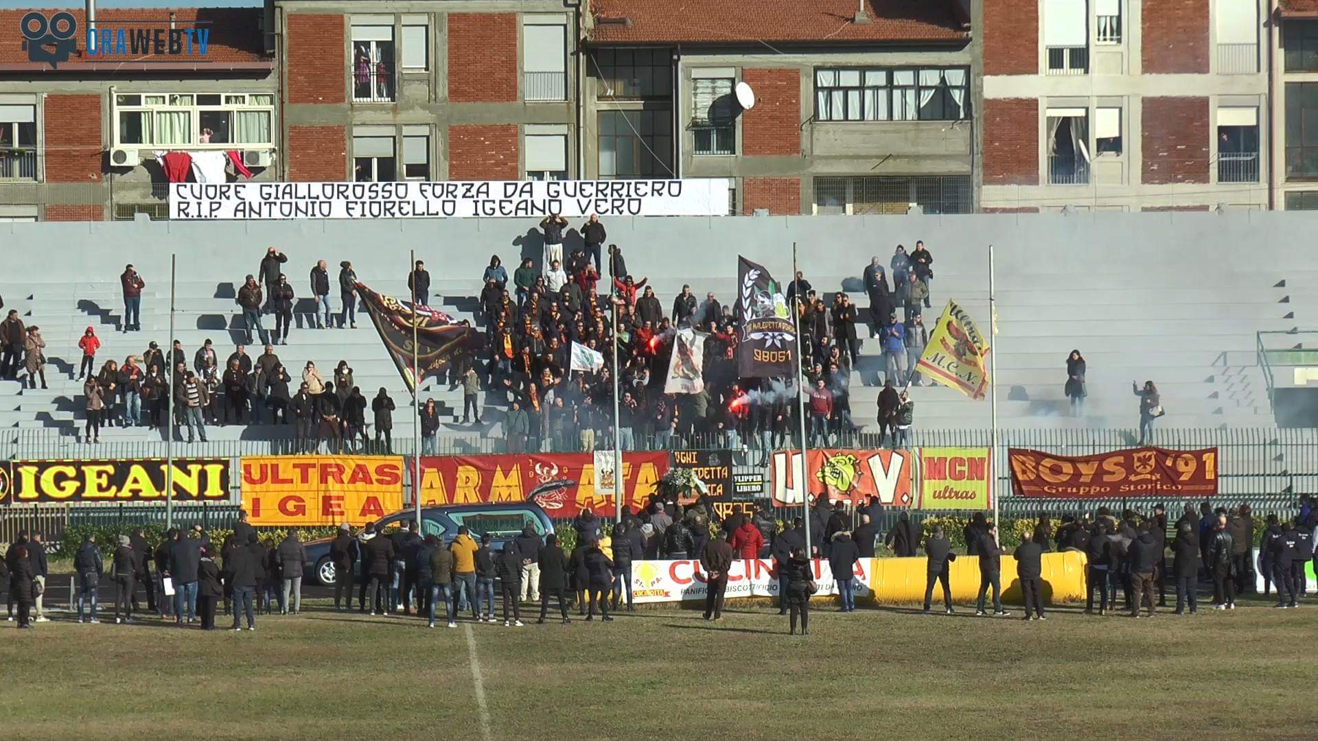 Barcellona PG. Quando il Cuore (Giallorosso) vince anche sulla morte. I FUNERALI DI ANTONIO “FIORELLO” BUCOLO