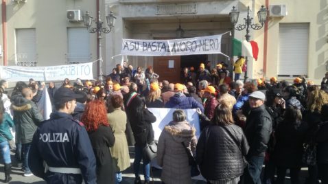 Sciopero lavoratori ASU. I sindaci accanto ai lavoratori nel giorno del corteo