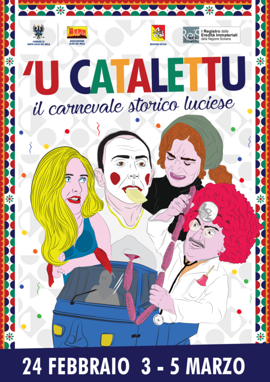 S. Lucia del Mela. Carnevale, sfilate in Moto Ape, rievocazione storica “U Catalettu”, sagre e ballo: al via il 24, il 3 e il 5 marzo