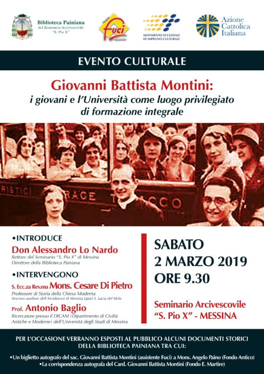 Seminario Arcivescovile S. Pio X di Messina su mons. Giovanni Battista Montini