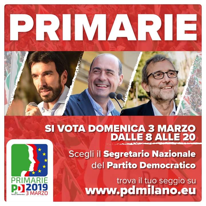 Barcellona PG. Alla Ex Pescheria si vota per le Primarie del PD: Martina, Zingaretti o Giachetti?