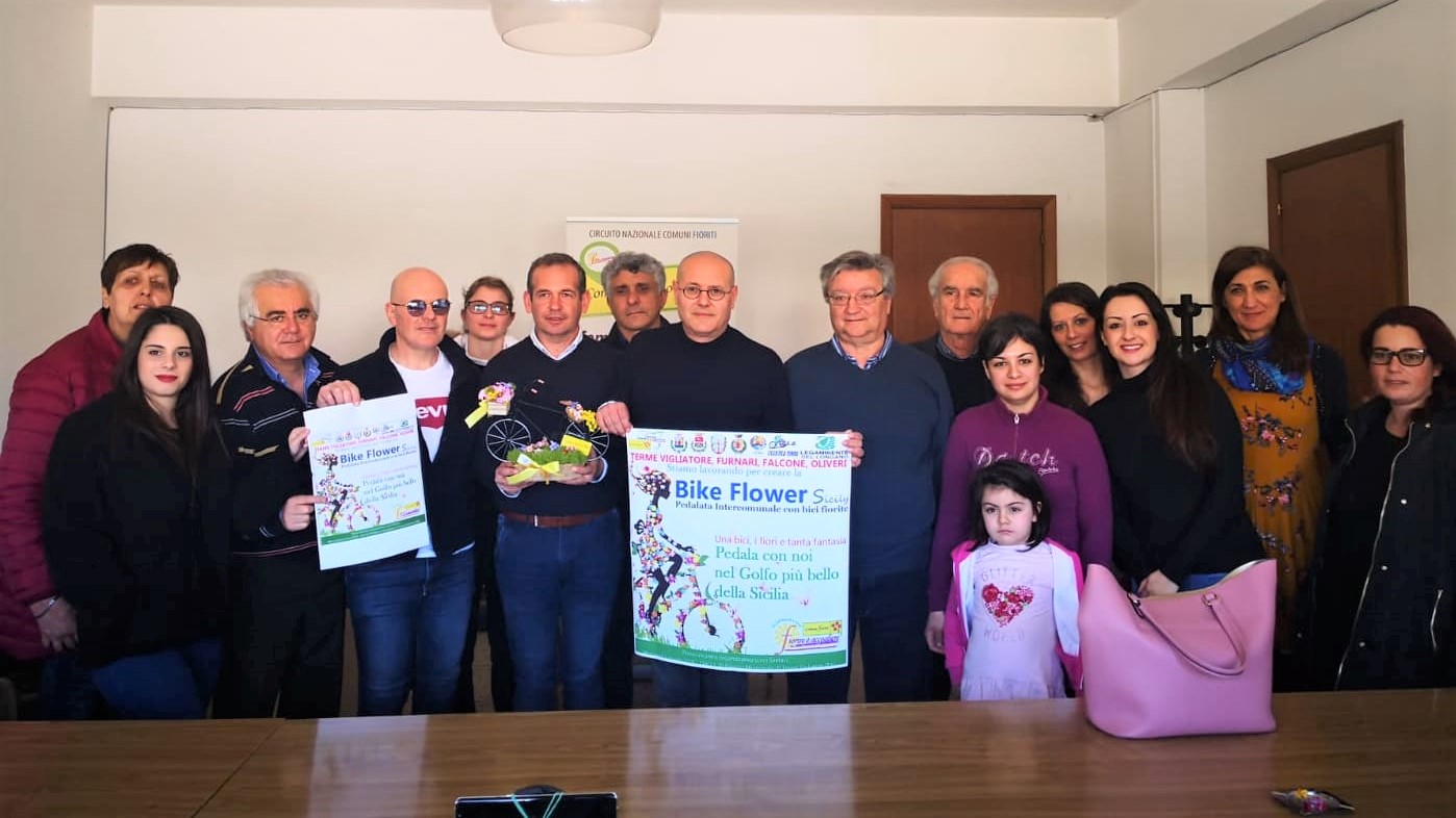 Nasce la ‘Bike Flower’ pedalata intercomunale con bici fiorite, tra i Comuni di Terme Vigliatore, Furnari, Falcone e Oliveri