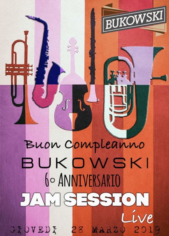 Serata-Evento tra musica ed emozioni, ‘Jam Session’ per festeggiare 6 anni di Bukowski e chiudere l’avventura targata Fratelli Lanza: “Orgogliosi di un esperienza intensa, unica ed irripetibile”