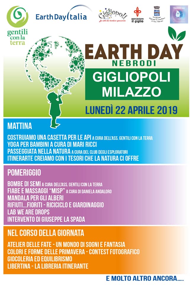 Earth Day a Milazzo. Al via da Gigliopoli le celebrazioni della Giornata della Terra