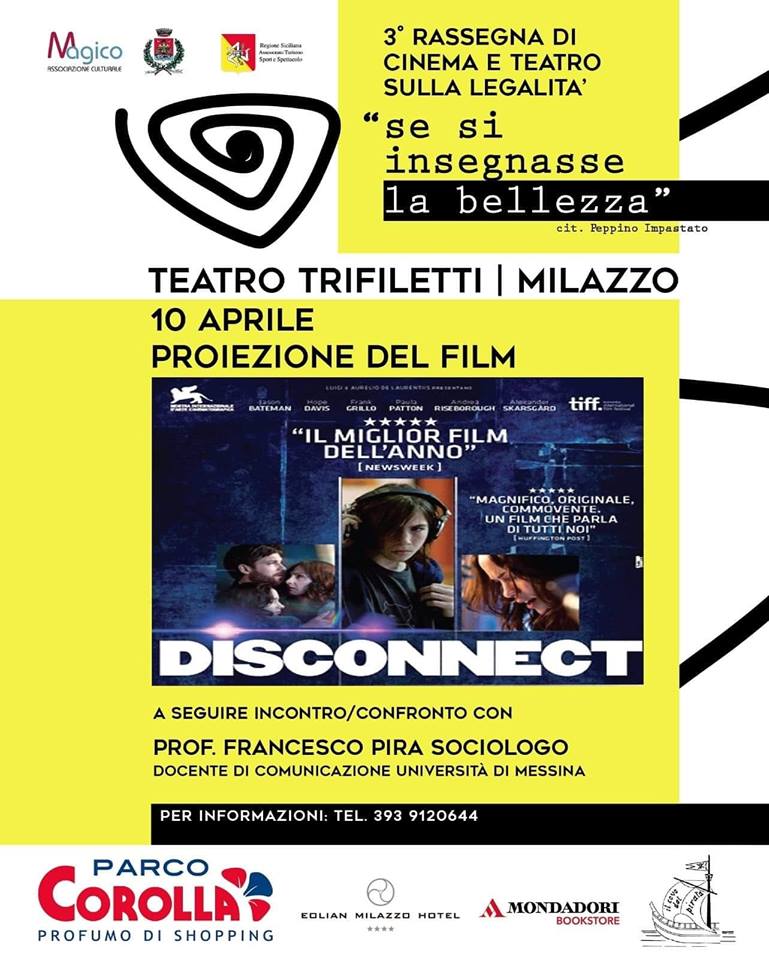 Al Teatro Trifiletti l’ultimo incontro 3° edizione rassegna sulla legalità “Se si insegnasse la bellezza”