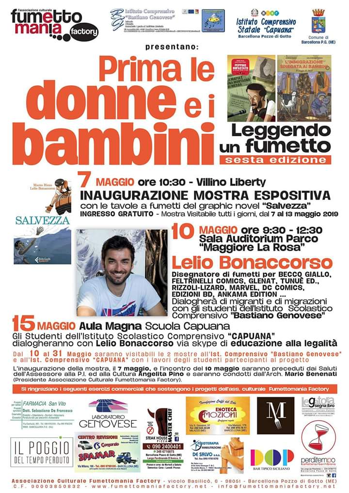 Barcellona PG. “Leggendo un Fumetto”, dal 7 al 15 maggio eventi conclusivi firmati “Fumettomania Factory”