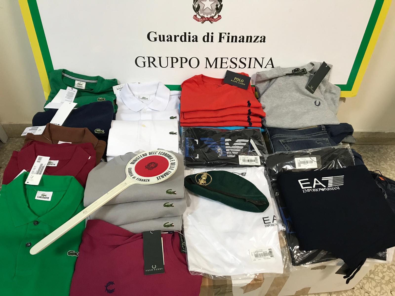 Controlli della Guardia di Finanza nei negozi. Sequestrati capi d’abbigliamento contraffatti