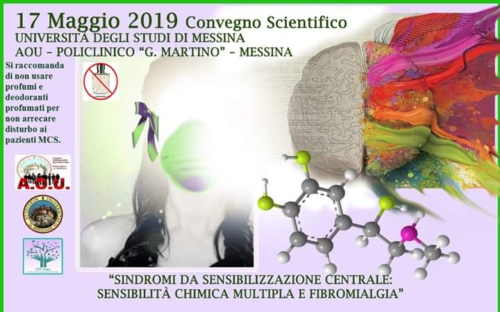 Messina. Il Convegno “Sindromi da sensibilizzazione centrale: Sensibilità Chimica Multipla e Fibromiagia” al Policlinico 